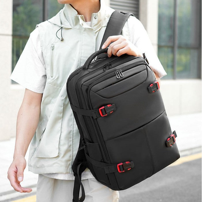 Praktischer Laptop-Rucksack mit innovativem Sicherheitsfach und Organizer-System Skanto