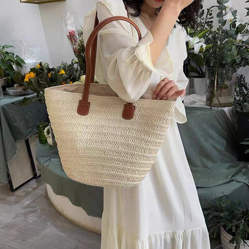 Designer-Tasche mit eleganten Kunstledergriffen Skanto