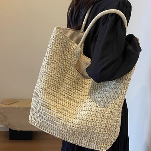 Entspannte Makramee-Strandtasche Skanto