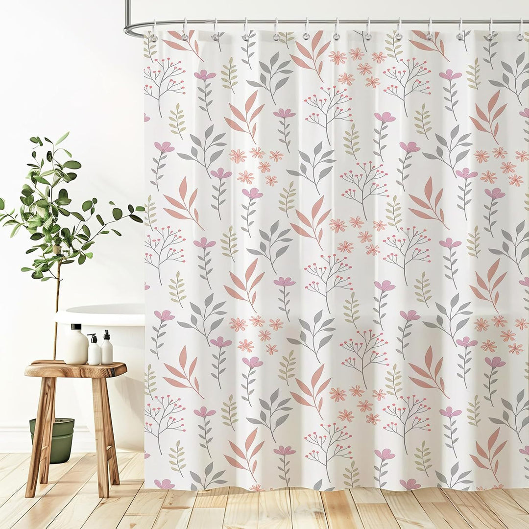 Duschvorhang Skanto mit Blumenmuster