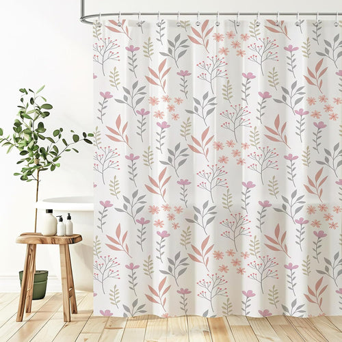 Duschvorhang Skanto mit Blumenmuster