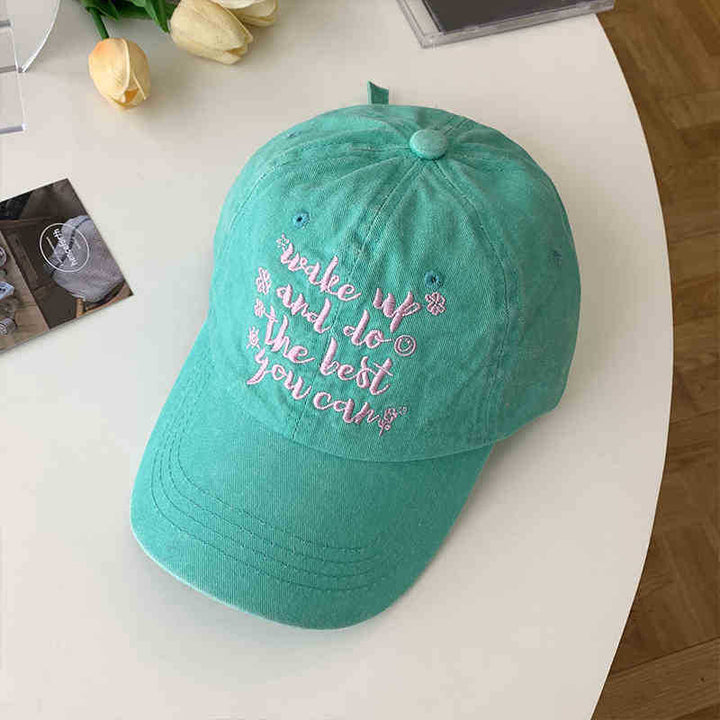 Motivierende bestickte Kappe für Damen Skanto