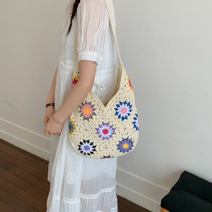 Moderne gehäkelte Handtasche Skanto