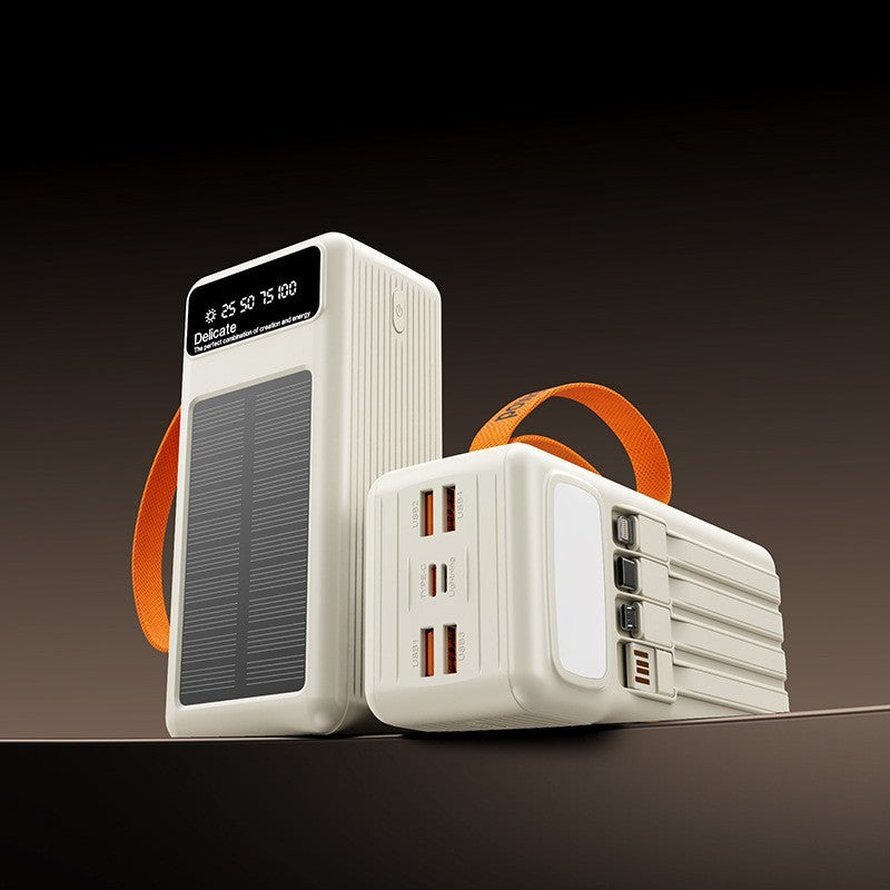 Tragbare Solar-Powerbank mit smarter Ladetechnologie und Digitalanzeige Skanto