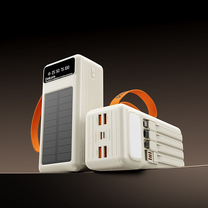 Tragbare Solar-Powerbank mit smarter Ladetechnologie und Digitalanzeige Skanto