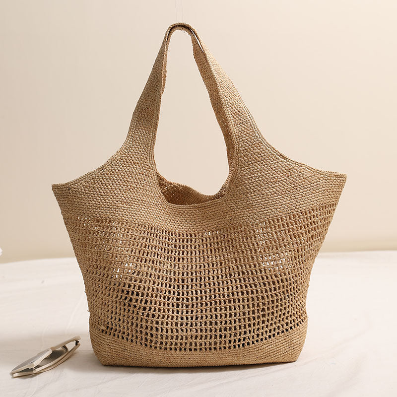 Handgefertigte Netztasche aus nachhaltigem Material Skanto