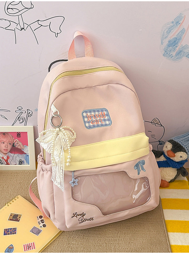 Niedlicher dekorativer Schulrucksack