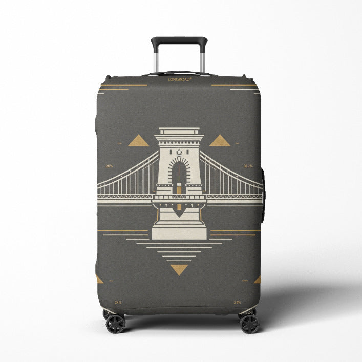 Damenkoffer Skanto mit elegantem Barockmuster