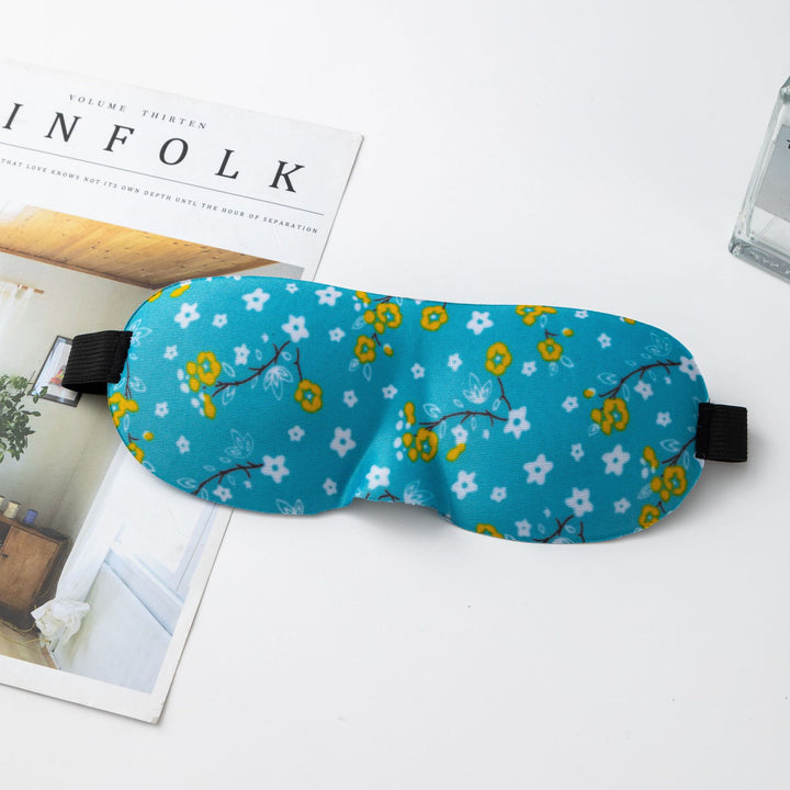 Unisex 3D-Kontur-Augenmaske mit Memory-Schaum, weichem Nasensteg und verstellbarem Komfortband Skanto