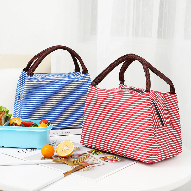 Isolierte Lunchtasche mit stilvollen Streifen Skanto