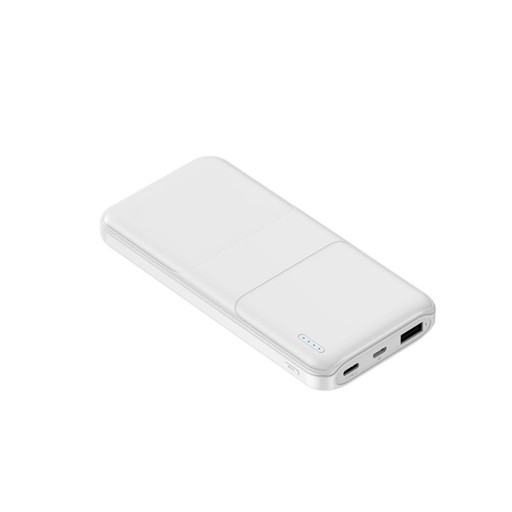 Tragbare Powerbank mit kabellosem Ladeadapter und digitaler Leistungsanzeige Skanto
