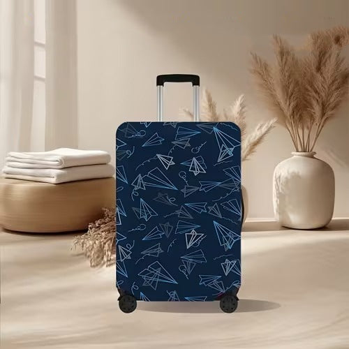 Unisex nicht-elastische Kofferhülle mit vulkanischem Lavamarmor-Design, elastischer Schutzhülle für Trolley Skanto