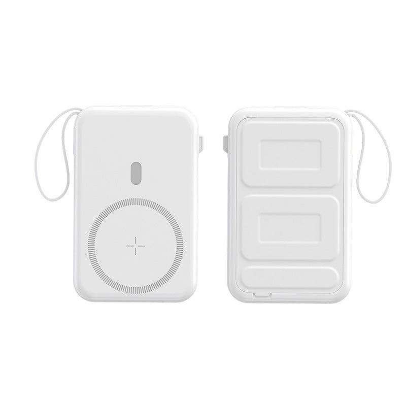 Tragbare kabellose Powerbank mit integriertem Ladepad Skanto