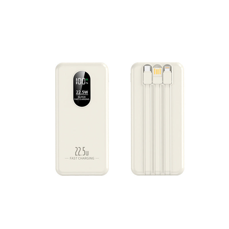 Tragbare Powerbank mit intelligenter Schnellladefunktion und digitaler Kapazitätsanzeige Skanto