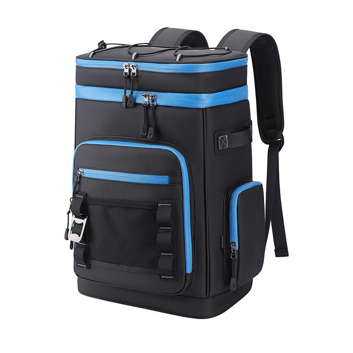Unisex isolierter Rucksack-Kühler mit stabilem Boden, mehreren Außentaschen und ergonomisch gepolsterten Gurten Skanto