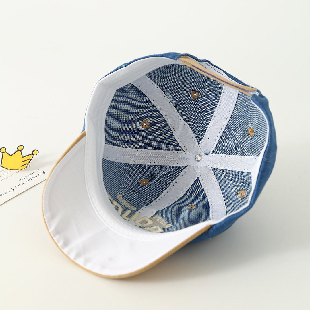 Unisex Verstellbare Denim Baseball Caps Skanto