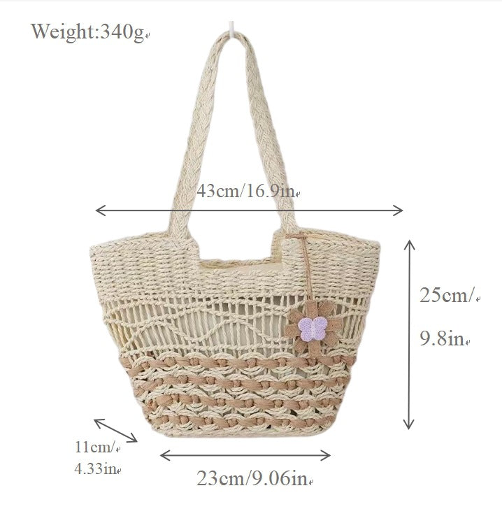 Handgewebter Strandshopper Skanto