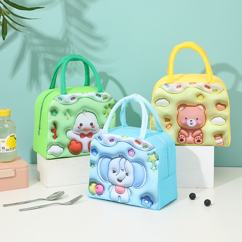 Isolierte Kühltasche mit niedlichem Katzenmotiv Skanto
