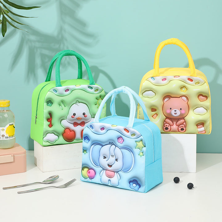 Isolierte Kühltasche mit niedlichem Katzenmotiv Skanto