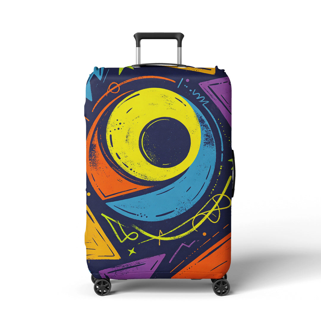 Damen Kofferhülle mit modernem Grafikdesign Skanto