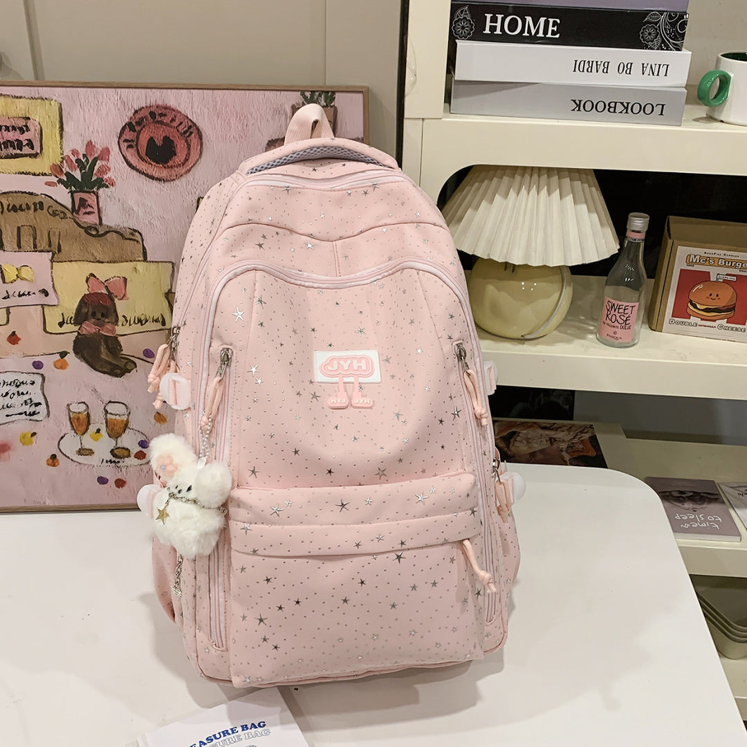 Modischer Schulrucksack mit Sternenmuster Skanto