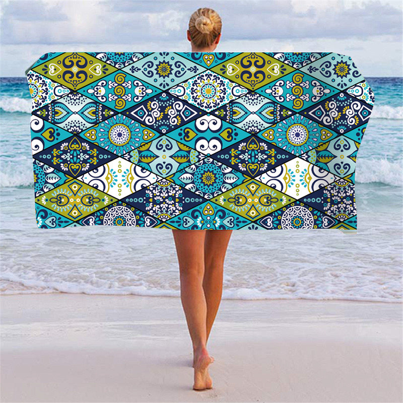 Strandtuch mit einzigartigem grafischem Muster Skanto