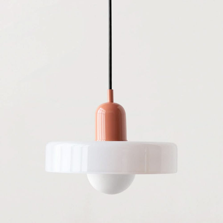 Skanto | Bauhaus Pendelleuchte aus farbigem Glas mit verstellbarer Aufhängung