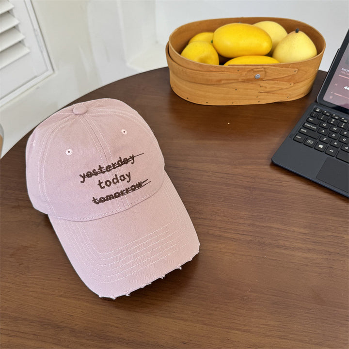 Damen Cap mit Grafik im Used-Look Skanto
