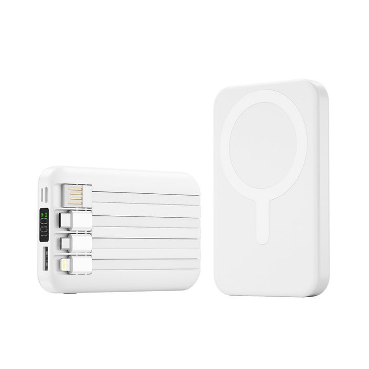 Tragbare Powerbank mit integriertem Kabellautsprecher und Schnellladung Skanto