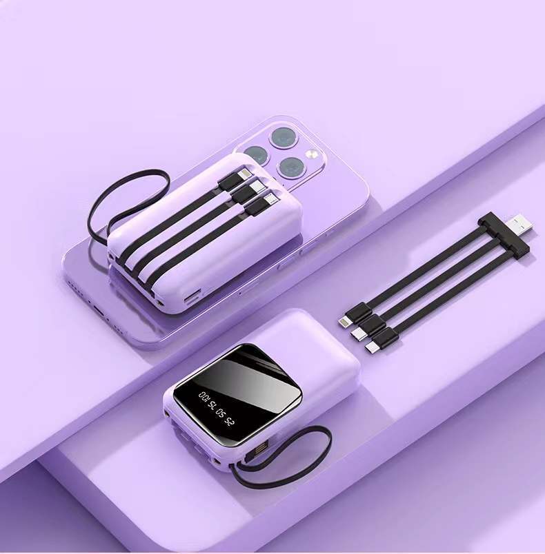 Tragbare Powerbank mit mehreren Anschlüssen Skanto
