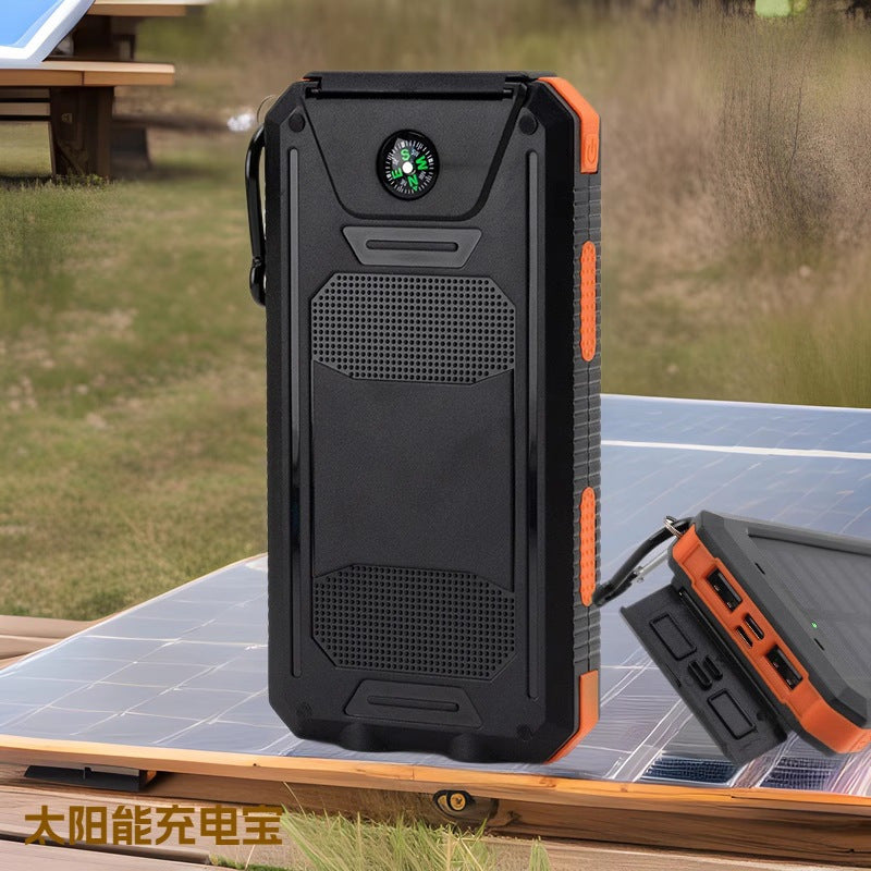 Solar-Powerbank mit robustem Gehäuse und hoher Kapazität Skanto