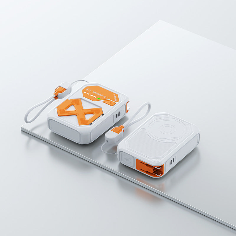 Multifunktionale Powerbank mit integrierter Ladetechnologie und Smart Design Skanto