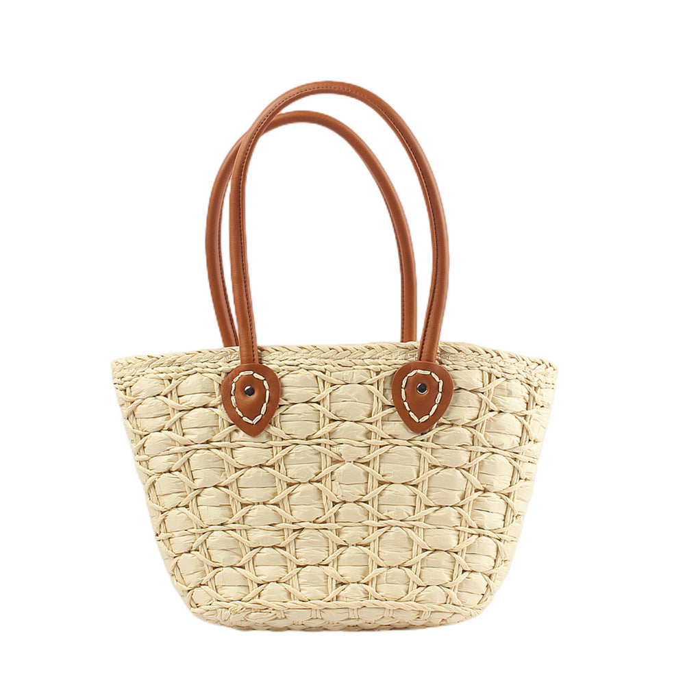 Geflochtene Strohtasche Skanto