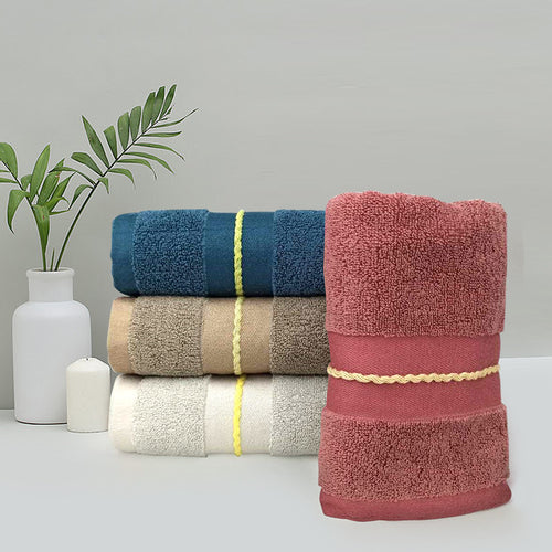 Premium-Frotteehandtuch mit stilvollem Jacquardmuster Skanto