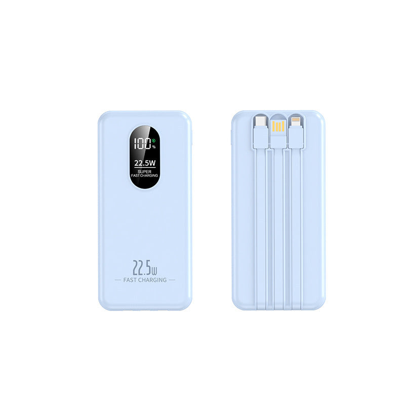 Tragbare Powerbank mit intelligenter Schnellladefunktion und digitaler Kapazitätsanzeige Skanto