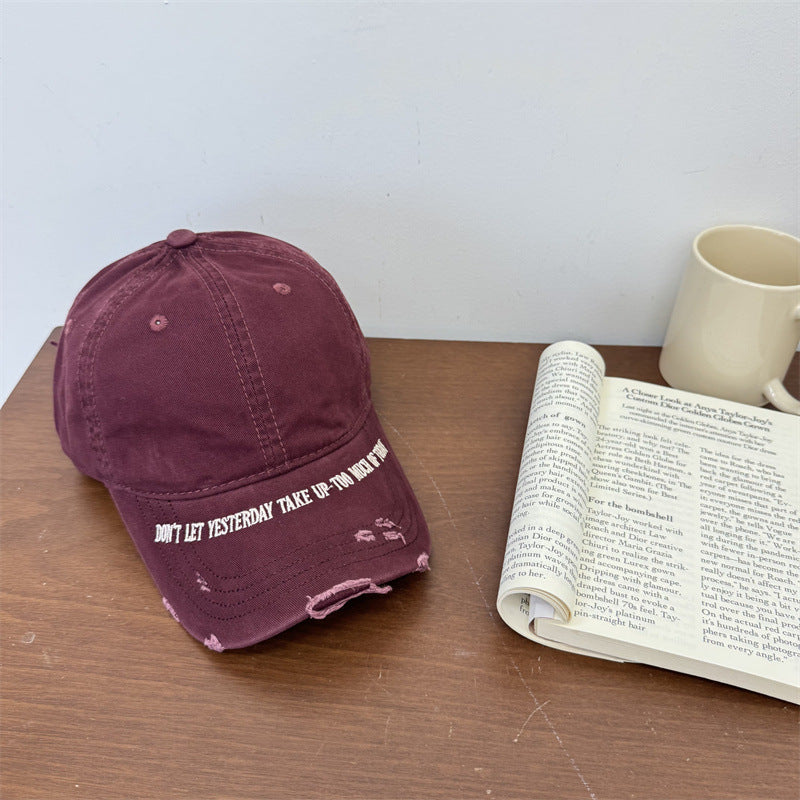 Vintage Distressed Baseballkappe für Herren Skanto