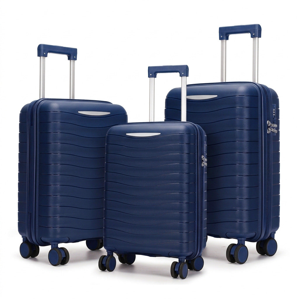 Hartschalenkoffer-Set mit innovativer Taschenorganisation Skanto