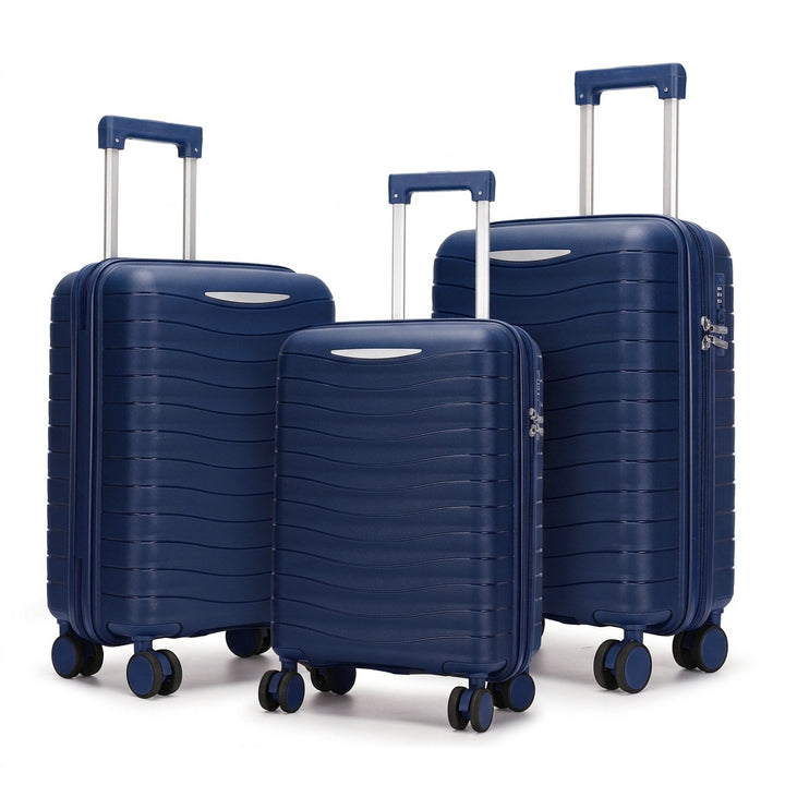 Hartschalenkoffer-Set mit innovativer Taschenorganisation Skanto