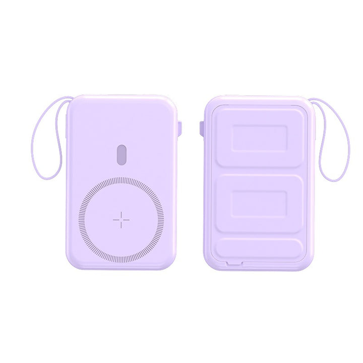 Tragbare kabellose Powerbank mit integriertem Ladepad Skanto