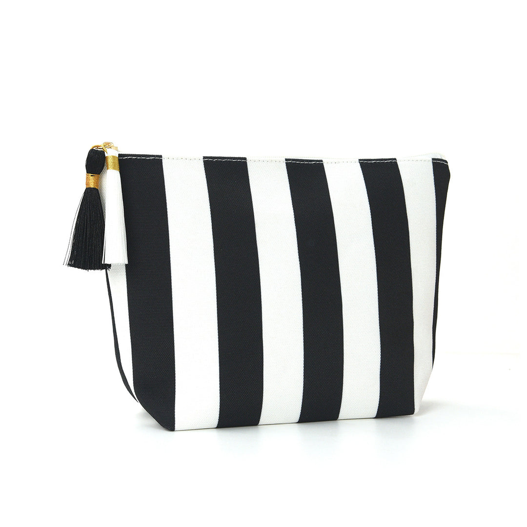 Kosmetiktasche mit raffinierten Streifen Skanto