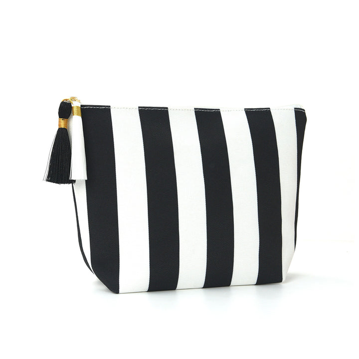 Kosmetiktasche mit raffinierten Streifen Skanto