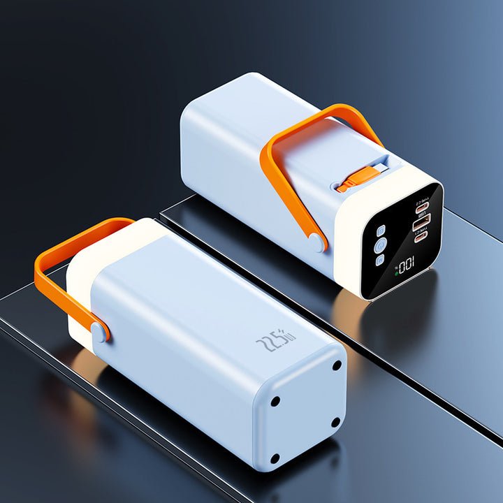 Tragbare Powerbank mit intelligentem Ladekonzept und digitaler Kapazitätsanzeige Skanto