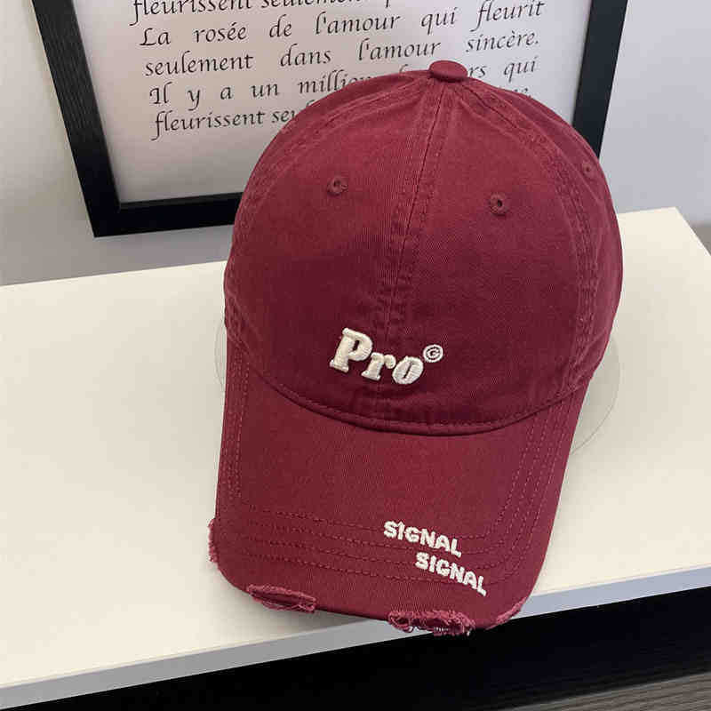 Damen Lässige Distressed-Baseballkappe mit Stickerei Skanto