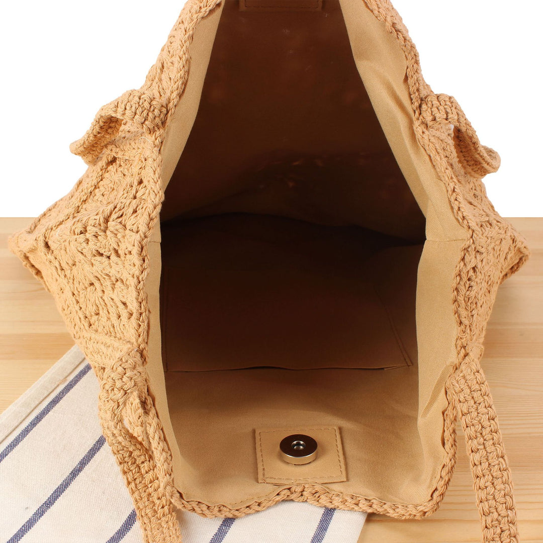 Handgeknüpfte Makramee-Tasche Skanto