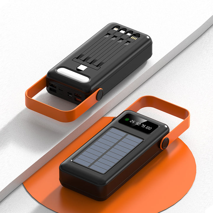 Solar-Powerbank mit vielseitiger Konnektivität und smarter Ladetechnologie Skanto
