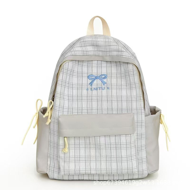 Karierter Rucksack Skanto
