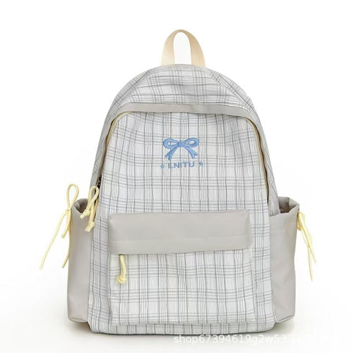 Karierter Rucksack Skanto