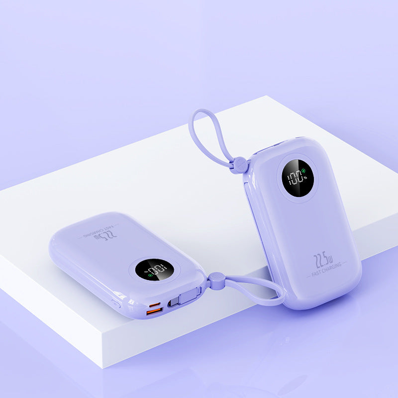 Ultrakompakte Powerbank mit digitaler Ladezustandsanzeige und Schnellladefunktion Skanto