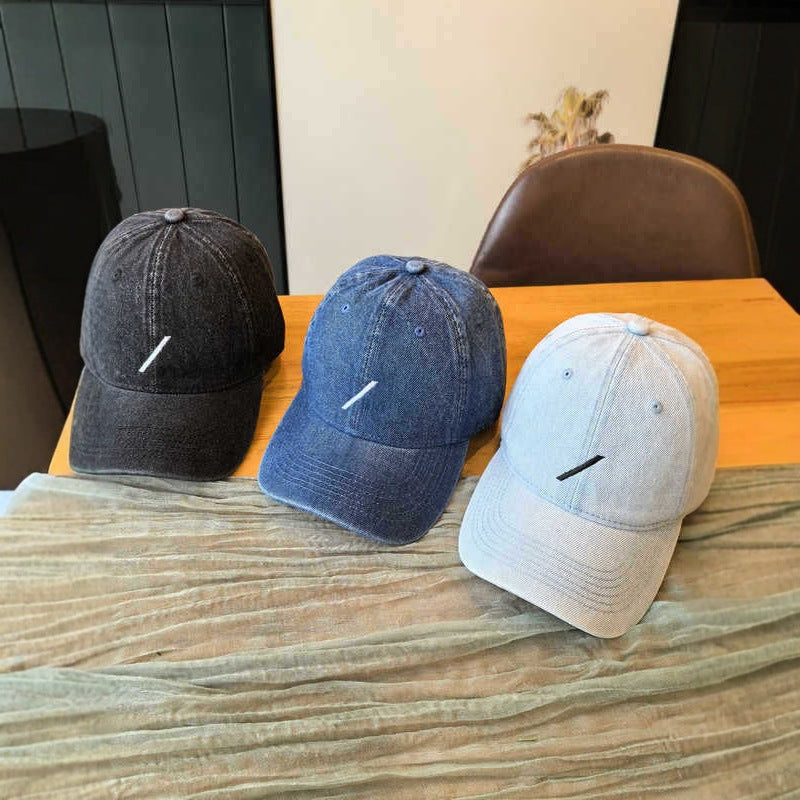 Klassische Herren-Baseball-Cap im Denim-Stil Skanto