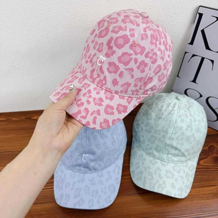 Damen stylische Baseballkappe mit Leopardenmuster Skanto